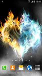 Captura de tela do apk Fire & Ice Live Wallpaper 5