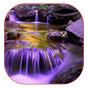Purple Waterfall Wallpaper apk icon