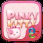 Ikon apk Pinky Kitty Go Launcher Theme