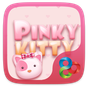 Pinky Kitty Go Launcher Theme APK Icon