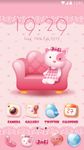 Pinky Kitty Go Launcher Theme の画像4