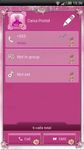 exDialer Pink Roses Theme capture d'écran apk 1