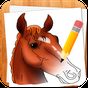 Wie Pferde zeichnen Icon