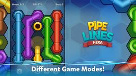 Screenshot 12 di Pipe Lines : Hexa apk