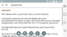 Dictionnaire de la Bible capture d'écran apk 1