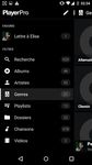 Skin Pure Black for PlayerPro captura de pantalla apk 1