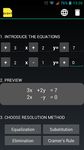 Matemáticas Ecuaciones captura de pantalla apk 17