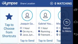 Glympse for Auto - Share GPS screenshot APK 4