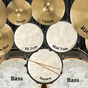 Icône de Drum kit (Drums) free