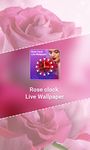 Rose Clock Live wallpaper imgesi 4