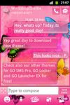 Скриншот 4 APK-версии Nice Pink Theme GO SMS Pro