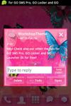 Скриншот 1 APK-версии Nice Pink Theme GO SMS Pro