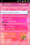 Скриншот 2 APK-версии Nice Pink Theme GO SMS Pro