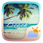 Biểu tượng apk Beach GO Weather Widget Theme