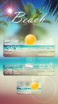 Beach GO Weather Widget Theme Bild 1