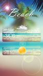 Beach GO Weather Widget Theme ảnh số 