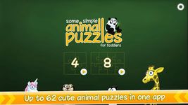 Süße Tier Puzzles für Kinder Screenshot APK 2