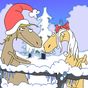 Christmas Caroling Horses apk icon