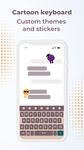 Thème du clavier Cartoon capture d'écran apk 1