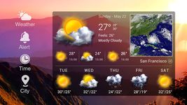 Gambar aplikasi cuaca dan suhu kota 10