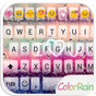 Color de Lluvia Teclado Emoji APK