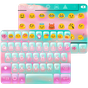 Pink Cloud Emoji Keyboard Skin APK