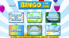 Bingo for Kids zrzut z ekranu apk 10