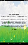 Bible Songs For Kids zrzut z ekranu apk 