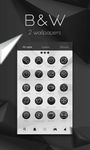 Black & White Launcher Theme 이미지 4