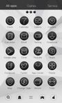 Gambar Black & White Launcher Theme 