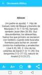 Diccionario Biblico en Español captura de pantalla apk 3