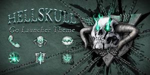 Gambar Hell Skull GO Launcher Theme 