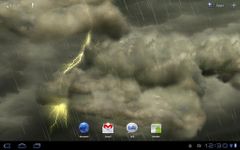 Captura de tela do apk Thunderstorm Live Wallpaper 4