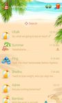 (FREE) GO SMS SUMMER THEME captura de pantalla apk 3