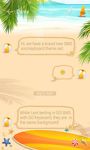 (FREE) GO SMS SUMMER THEME captura de pantalla apk 2