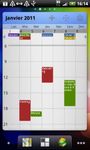 Captura de tela do apk Pure Grid calendar widget 