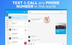 Text Me - Free Texting & Calls ekran görüntüsü APK 