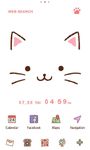 Tangkapan layar apk Cute Theme-Kitty Face- 4