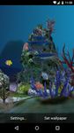 Captura de tela do apk 3D Aquarium Live Wallpaper HD 