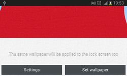 Tangkapan layar apk Indonesia Flag Live Wallpaper 