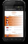 Скриншот 4 APK-версии Чемпионат Европы по баскетболу