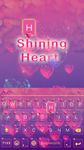 Shining Heart Keyboard Theme screenshot APK 4