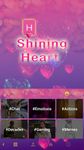 Shining Heart Keyboard Theme screenshot APK 3