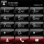 Dialer theme G Black Red icon