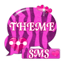 GO SMS Pro Theme Rose Zebra APK