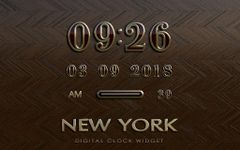 Gambar NEW YORK Digital Clock Widget 7