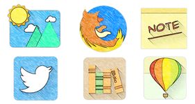 ภาพหน้าจอที่ 1 ของ Sketchy - Icon Pack