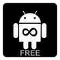 Biểu tượng apk Black Infinitum Theme - Free