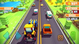 Blocky Highway: Traffic Racing screenshot APK 8