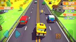 Screenshot 6 di Blocky Highway: Traffic Racing apk